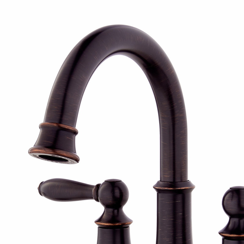 Robinet de salle de bain central avec drain Courant, Bronze toscan