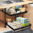 Double Adjustable Height and Width Pull-out Cabinet with Tray