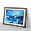 Lighthouse on a Hill with Seascape - Picture Frame Painting Print-55582487-55582488