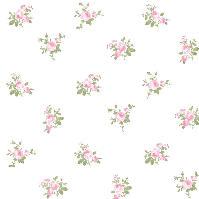 Rouleau de papier peint embossé 3D 33 pi x 20,5 po Denslowe, Rose