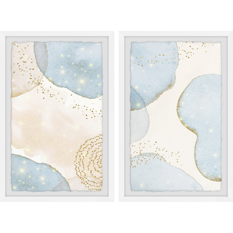 Disputed Territory by Marmont Hill - 2 Piece Single Picture Frame Painting Set, 45cm H x 38cm W x 3.81cm D