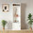 The White Minimalist And Slender Hall Tree Combines A Cabinet, 6 Hooks And A Coat Rack Storage Bench In One. It Is Elegantly Suitable For Corridors, Hallways And Living Rooms, And Is Exquisite And Practical.-472313986