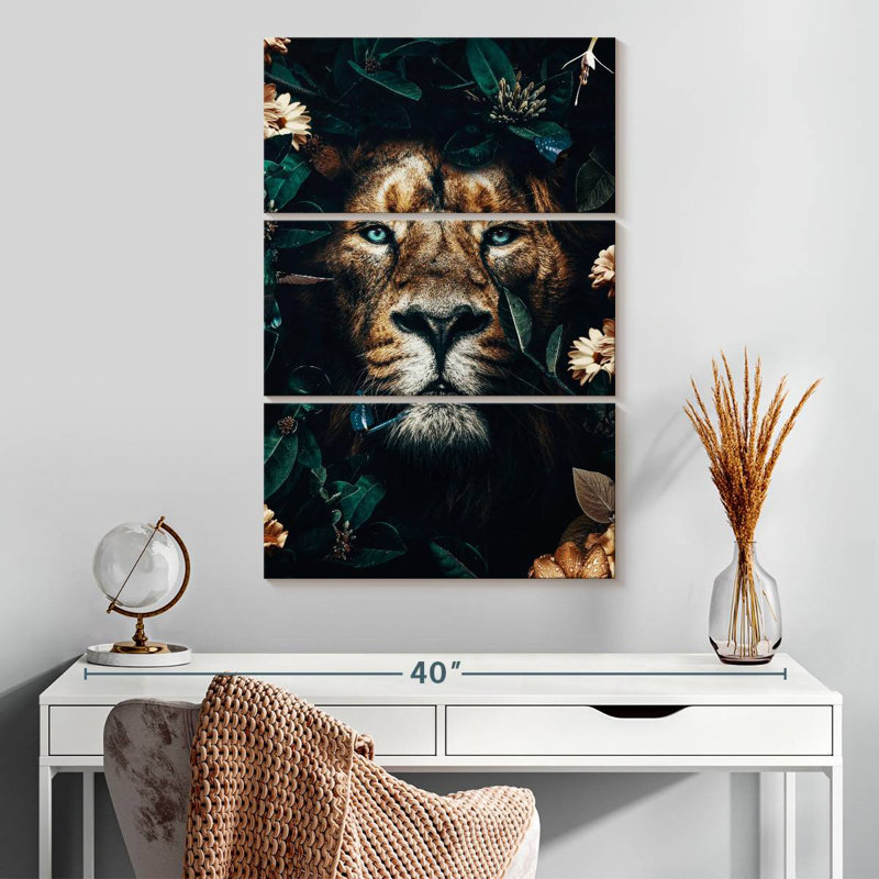 Lion I, H 32" x l 20"