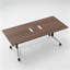 Table de formation mobile pliable avec prises électriques, table de conférence modulaire pour 6 à 8 personnes-2002562132