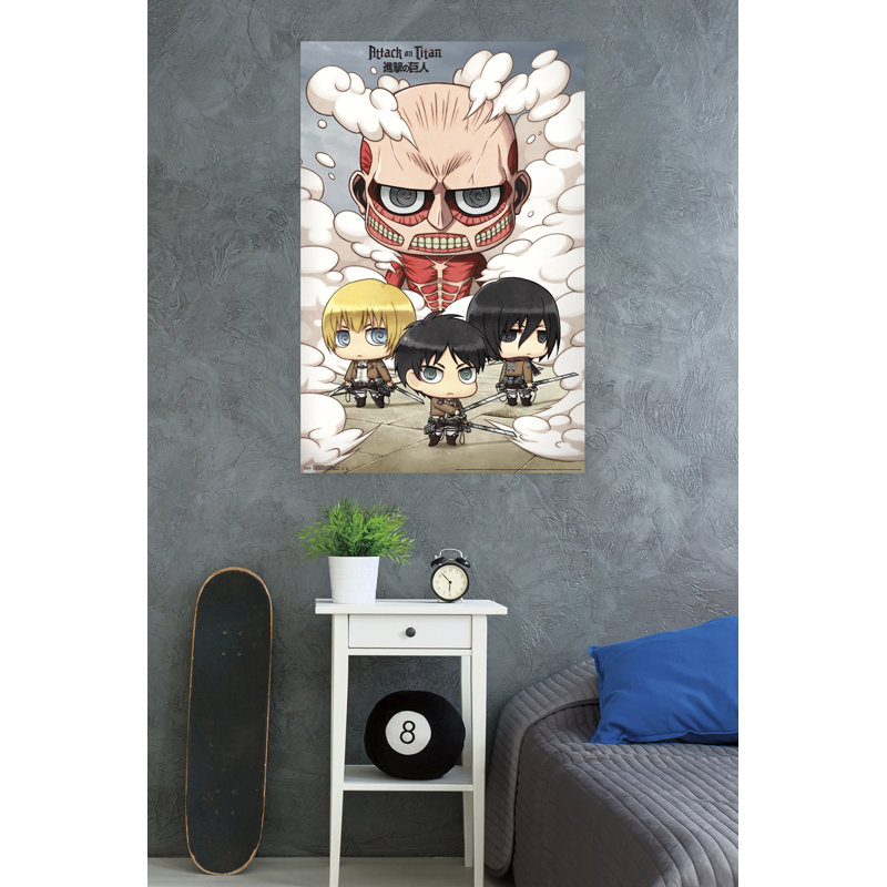 « attack-chibi », impression sur papier