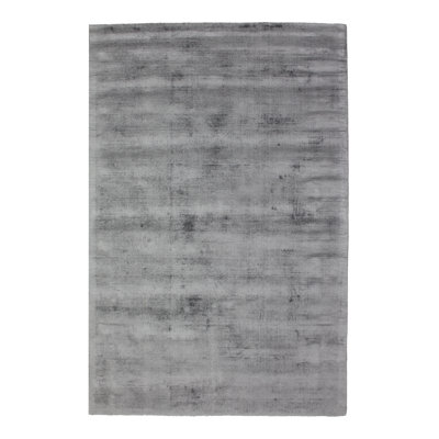 Silk Area Rug in Concrete Gray