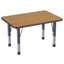 Table d'activité rectangulaire à hauteur réglable en forme de T-99018376-99069331-99069327