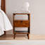 Denton 43.6cm W Solid Wood Bedside Table