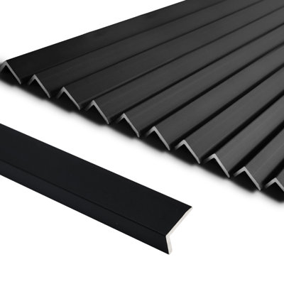 36'' x 0.25'' Aluminum Peel & Stick Edge Tile Trim (Set of 10)