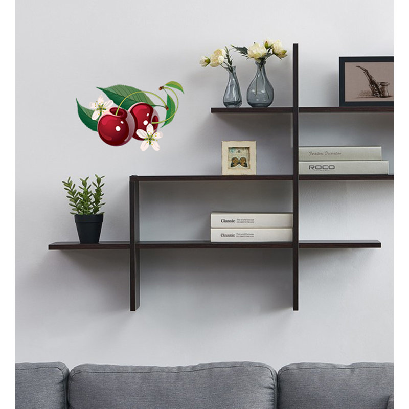 Plants & Flowers Wall Decal, 9" H x 14" W