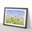 Two Butterflies upon Yellow Flowers - Picture Frame Painting Print-56734311-56734310