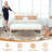 Bed Frame with Headboard Bamboo Wood Platform Beds with Slats Support-302483586-302483584