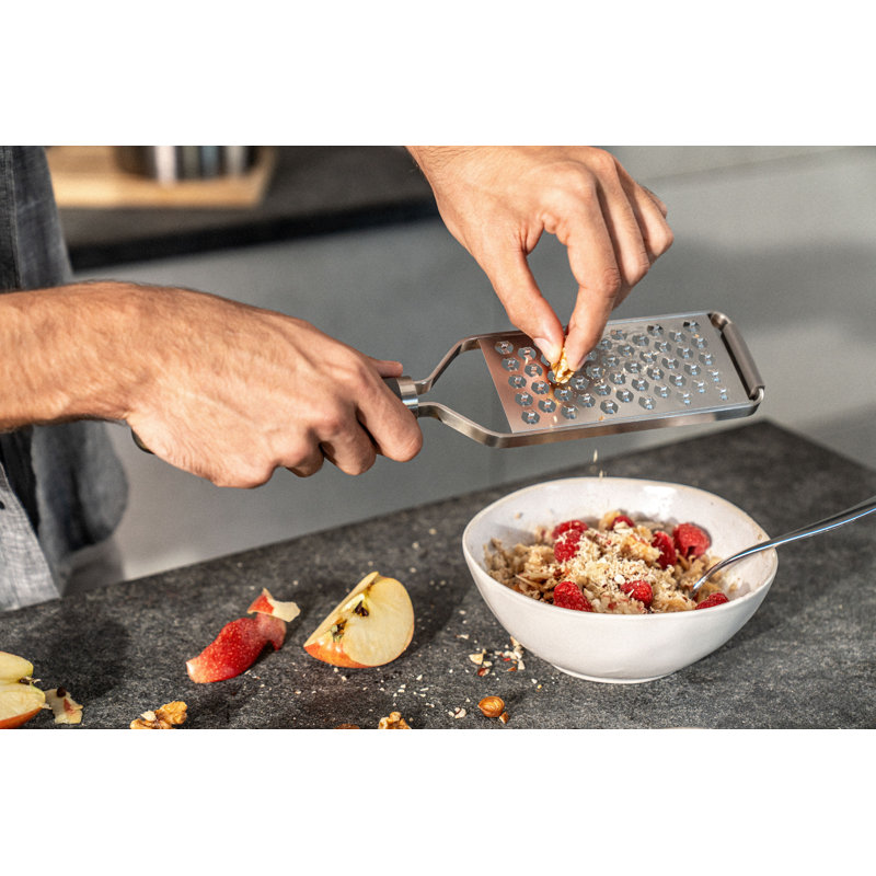 Stainless Steel 3-Piece Grater Set with Soft-Touch Handle