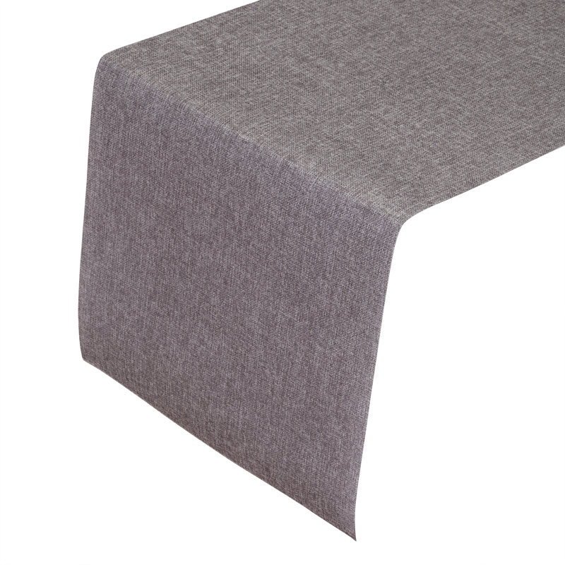 Chemin de table tissé Boucher, 3, Gris