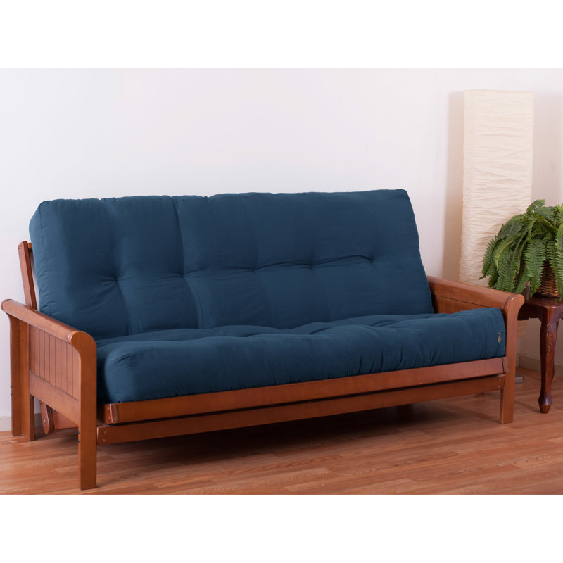 Vitality Foam Core Nylon Stuffed Futon Mattress , 10", Indigo, Full