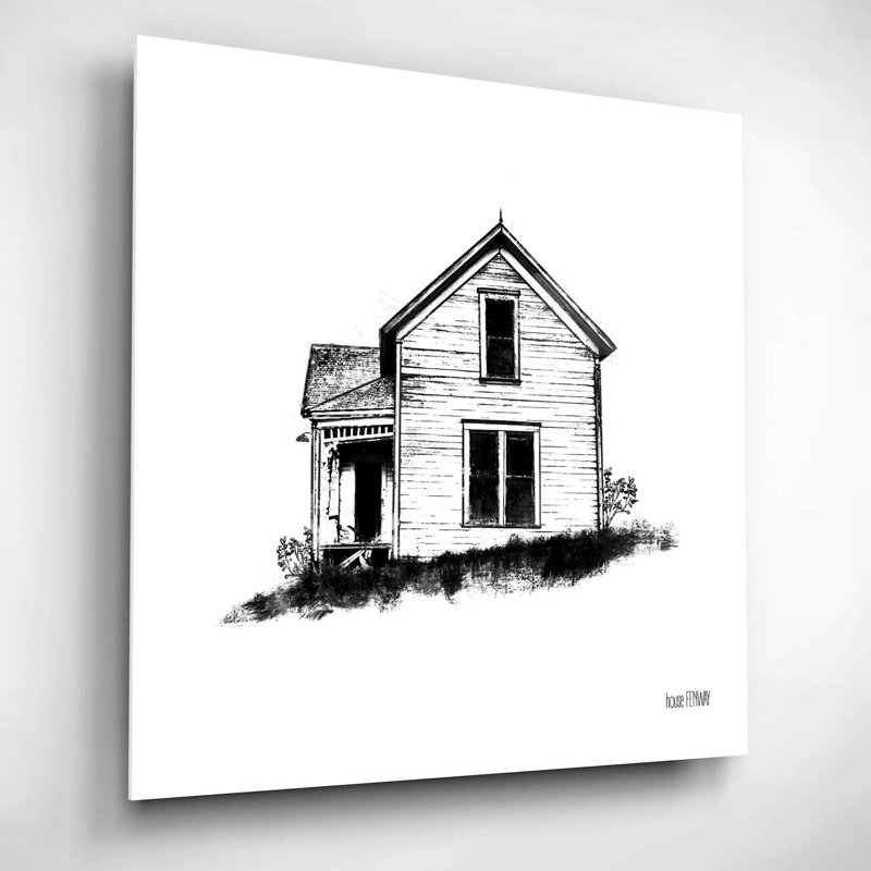 Farmhouse II - impression sans cadre, H 12 po x l 12 po x P 0,13 po