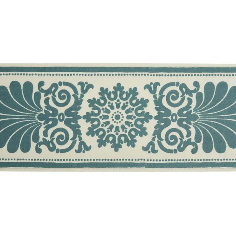 Schumacher x Jill Lasersohn Yvonne Tape, Peacock