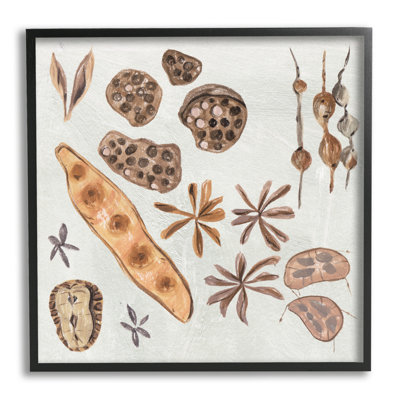 Schéma de la nature des plantes brunes par Melissa Wang