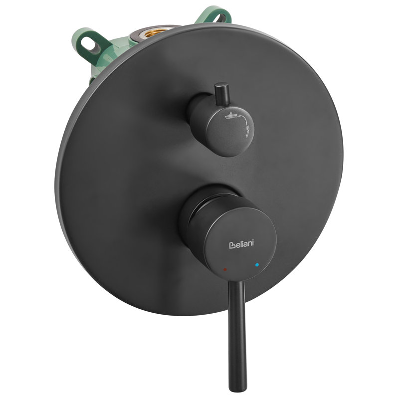 Rain Shower Head, Matte Black