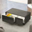 Table basse moderne et intelligente avec réfrigérateur intégré, haut-parleur Bluetooth, chargement sans fil, panneau de commande tactile, Interface USB, protection de prise, lumière d'ambiance, noir-1541403467