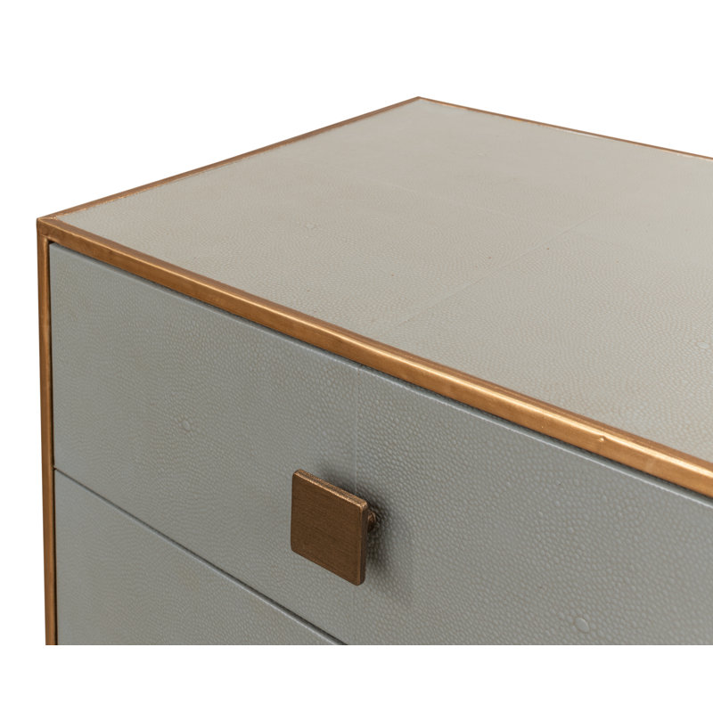 Gillian 2 - Drawer Solid Wood Nightstand