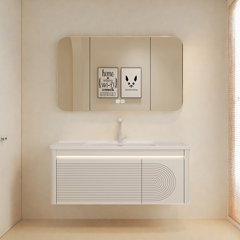Modern simple light luxury bathroom cabinet