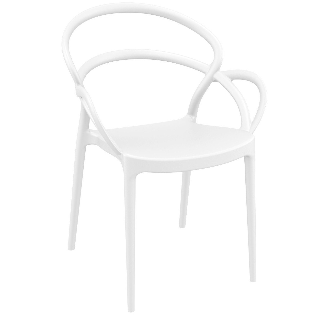 Farrah Square 2-Person Bistro Set, White