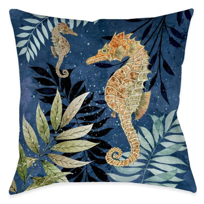 Coastal Friends Reversible Throw Pillow