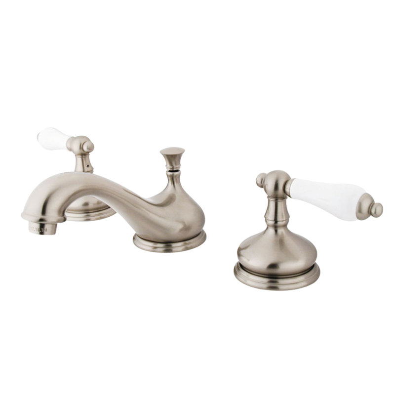 Robinet de salle de bain espacé Kingston, Nickel brossé