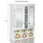 Armoire à pharmacie avec miroir et 3 tablettes réglables à fixation en surface l 24,75 po H 30,25 po Khadence