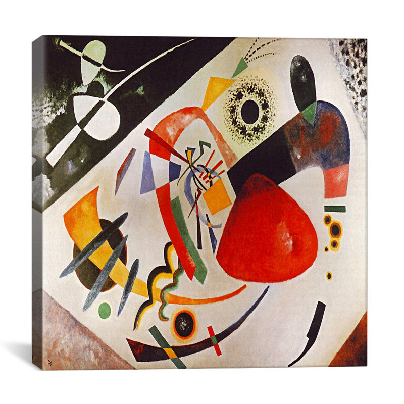Wassily Kandinsky - Print, 37" H x 37" W x 1.5" D, No Mat, Wrapped Canvas