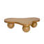 Table basse moderne en forme de nuage avec 3 pieds sphériques-527482281