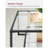 Aubre 39.4" W Rectangle Glass Top Coffee Table with Storage-957661745