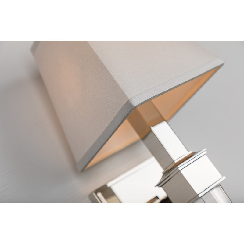 Ruskin 1 - Light Wallchiere, Polished Nickel
