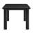 Alvia 72" Rectangular Oak Wood Dining Table in Black-123650110