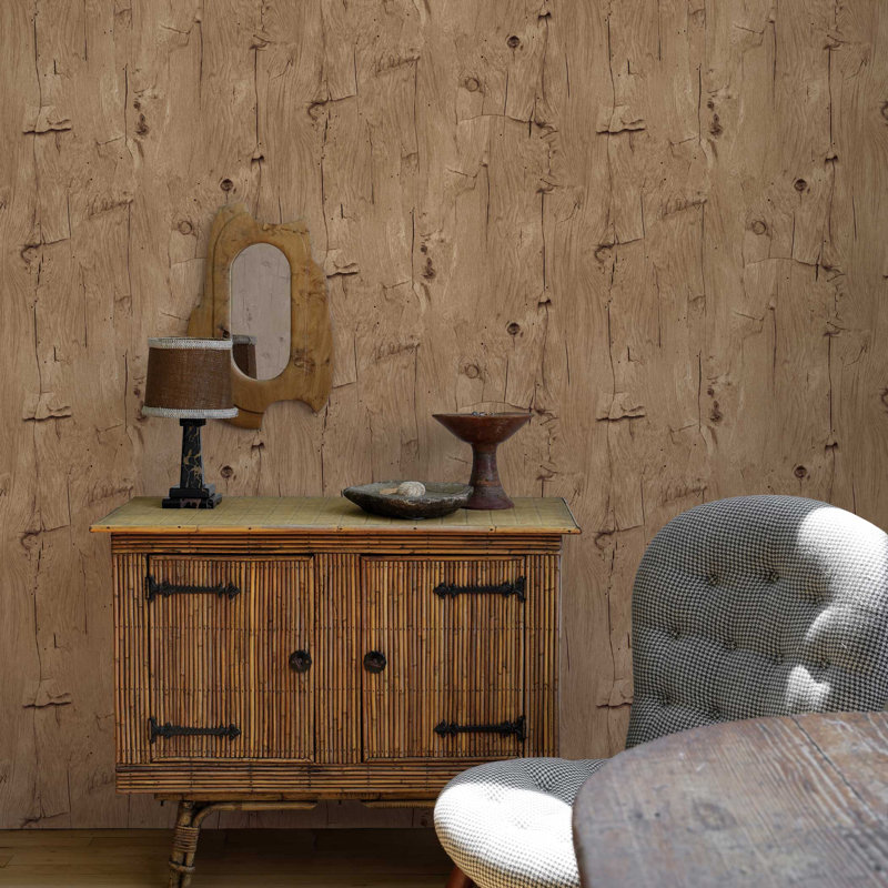 Drift Peel and Stick Wallpaper By Jeremiah Brent, Tan, 33" L x 20.5" W
