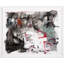 Red Spray Print by Robert Robinson