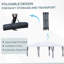 Tente avec auvent Pop Up Outsunny-121491791