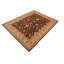 Tapis brun / beige en laine noué à la main de style oriental rectangulaire 9 pi x 11 pi 5 po Baccio