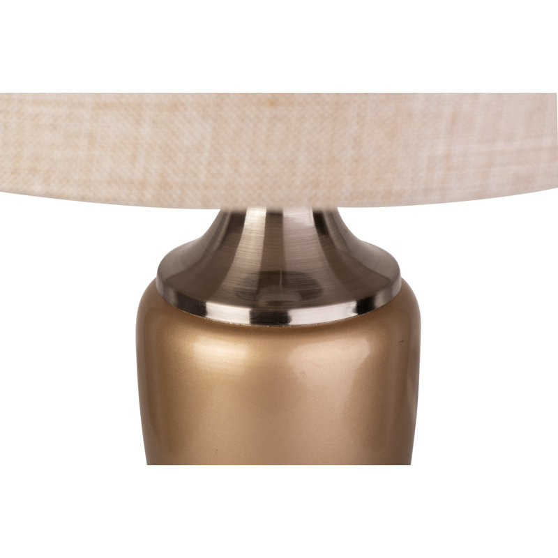 Zellner 53Cm Classic Gold silver Table Lamp