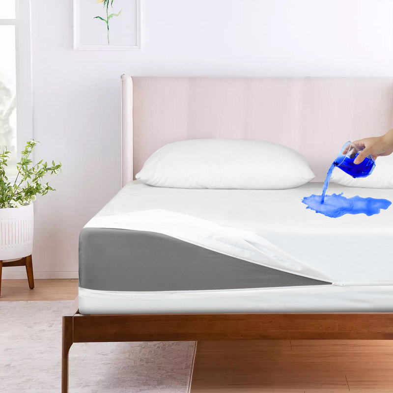 Zip Mattress Protector Case Pack, 30 cm, Single (3')