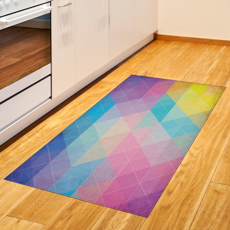 Indie High Density Long Fiber Poly Threads Decorative Area Rug Carpet, Rectangle 2'7" x 5'