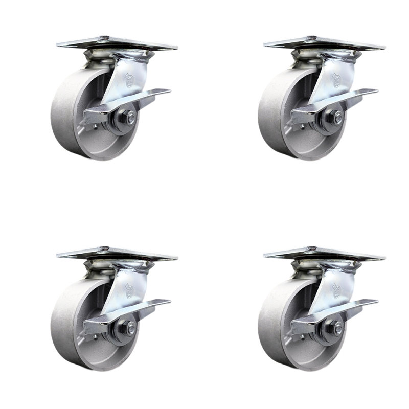 Roulettes semi-acier