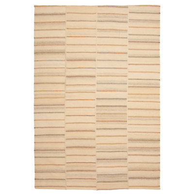 Rainiero Cream Kilim 5'3" x 7'7"