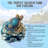  Polyresin Coastal Sea Turtle Coaster Set with Holder Ocean Wave Design for Tabletop Protection