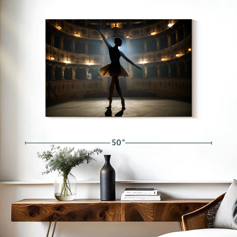 Enn Backlit Ballerina, 26" H x 39" W