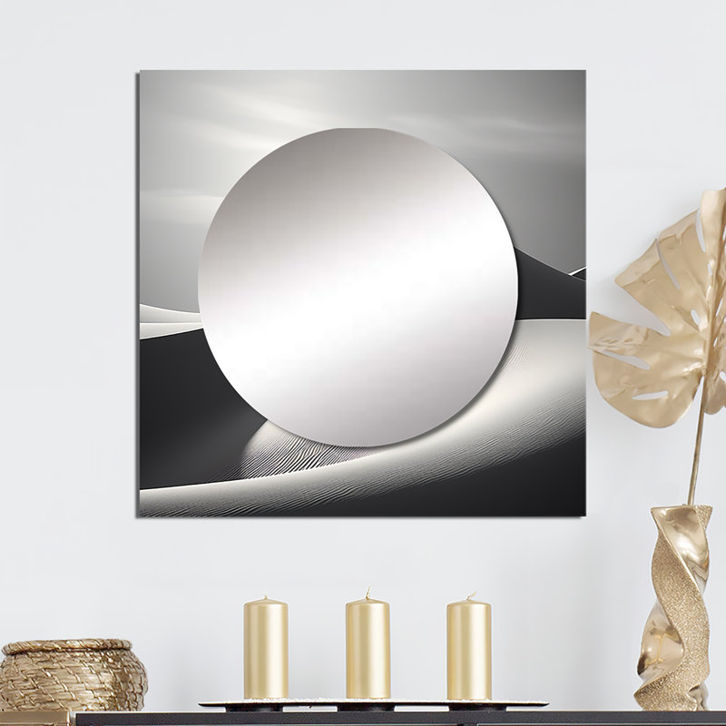 Iveigh - Miroir carré décoratif pour salle de bain, 29 po x 29 po