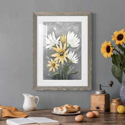" Summer Daisies I " Painting Print