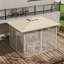 Pavillon de jardin avec filet 10 'x 12' Outsunny-125778489