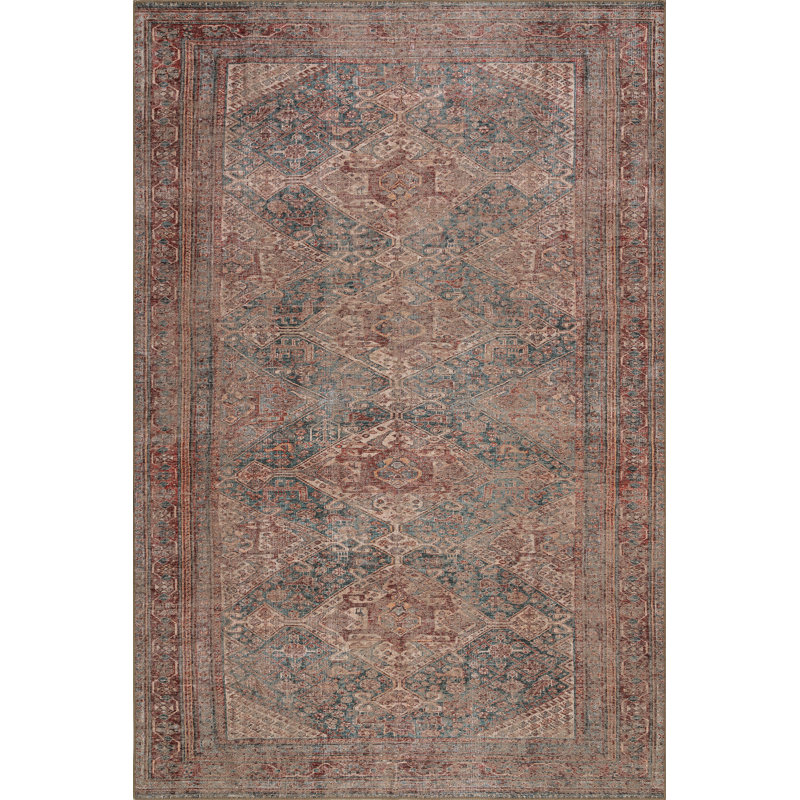 Tapis médaillon Isidora, Rectangle 8 pi 8 po x 10 pi